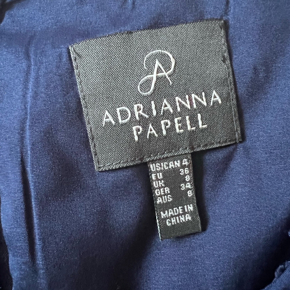 Adrianna papell blue lace dress - Picture 4 of 7